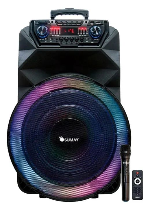 Caixa De Som Bt Thunder Bolt 1400w Sm-cap42  Bivolt Sumay R$1100,00 à vista