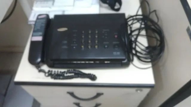 Aparelho de Fax Samsung FX-40, antiguidade, completo, bom estado.