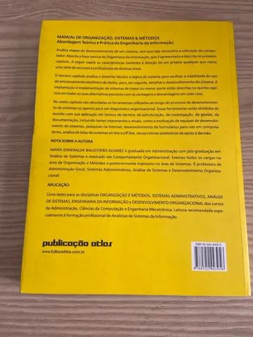 Livro Manual de Organizações Sistemas Métodos  -  -María Esmeralda Ballestero-Alvarez - Foto 2