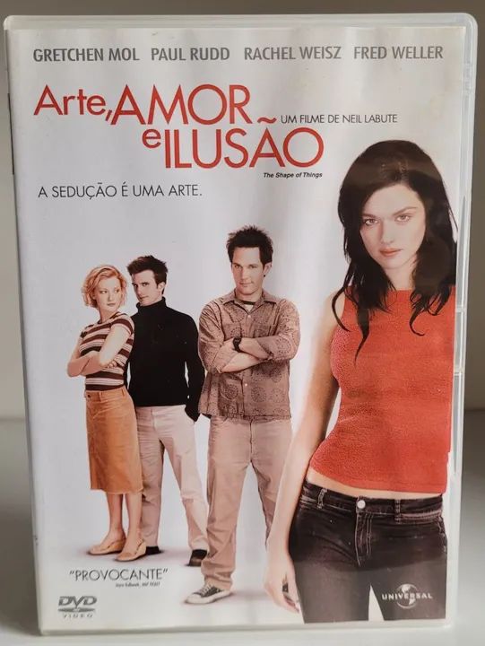 DVD Original Filme Arte, Amor e Ilusão