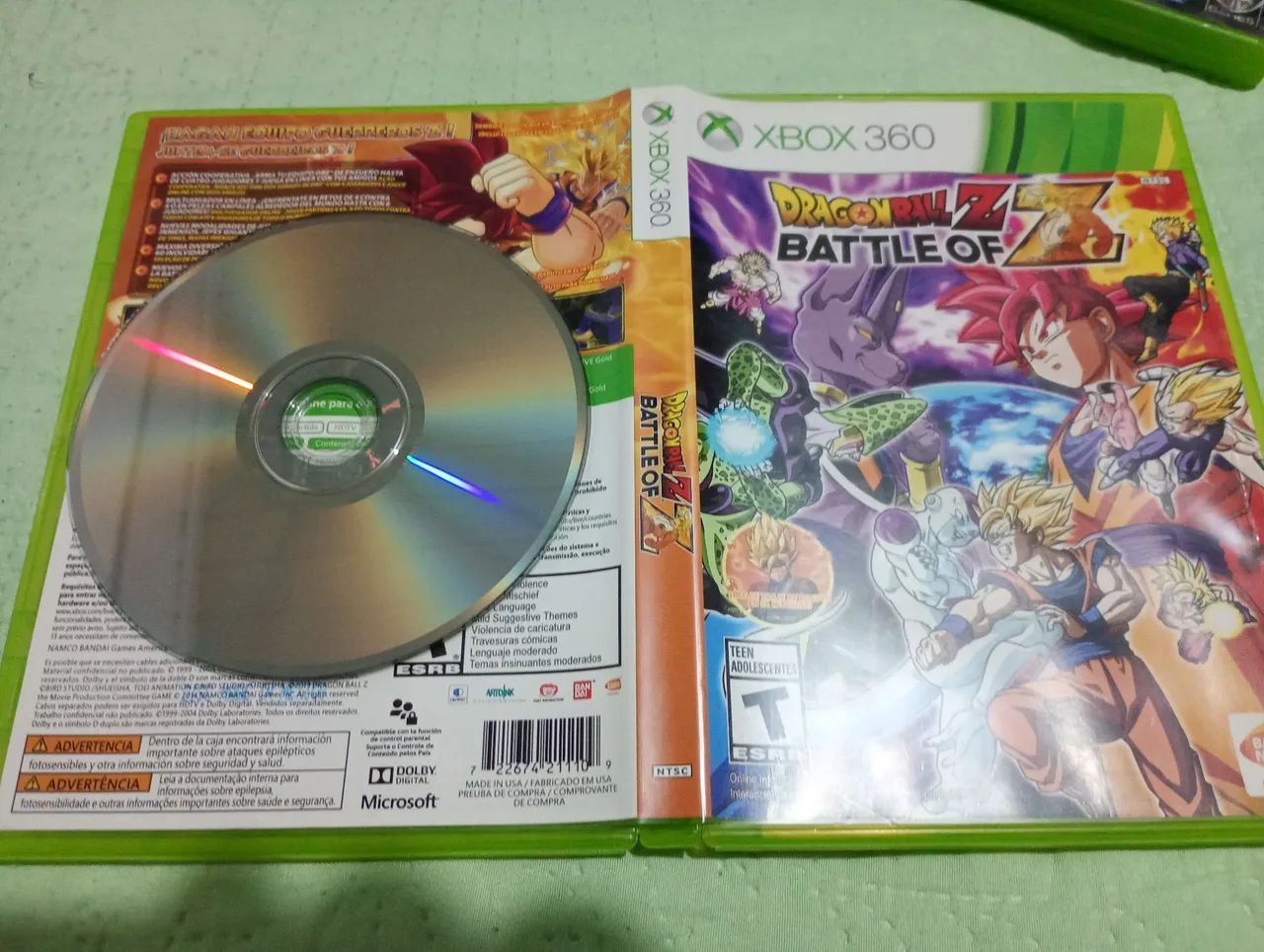 DRAGON BALL Z BATTLE OF Z XBOX 360 ORIGINAL SEMI NOVO 200,00 ACEITO CARTÃO  - Foto 3