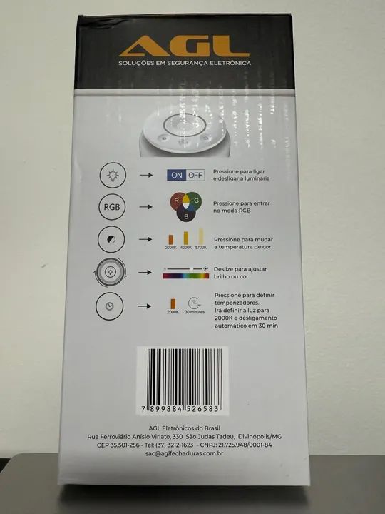 Luminária WIFI AGL- 16 Milhões de Cores. OBS: voçe controla tudo pelo APP AGL Home - Foto 3