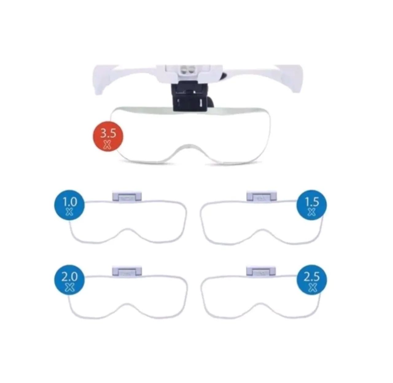  * lupa de cabeça led  - Foto 5