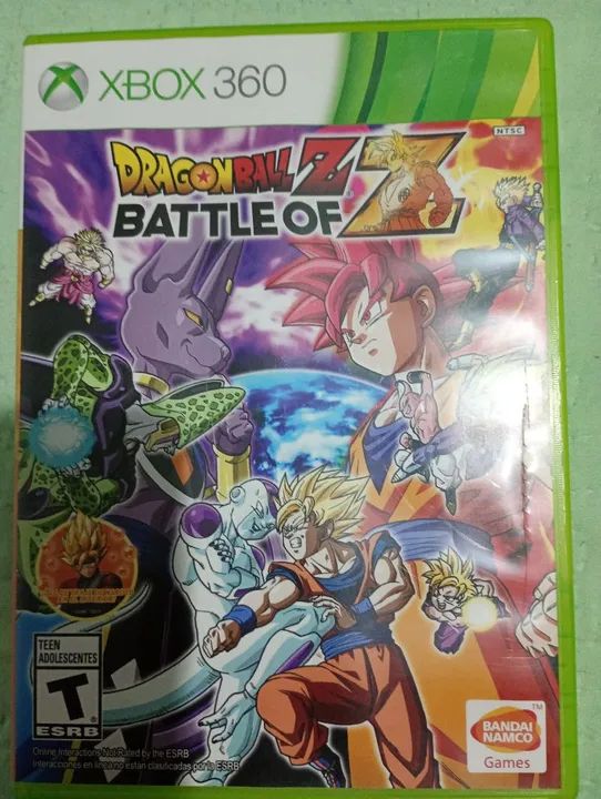 DRAGON BALL Z BATTLE OF Z XBOX 360 ORIGINAL SEMI NOVO 200,00 ACEITO CARTÃO 