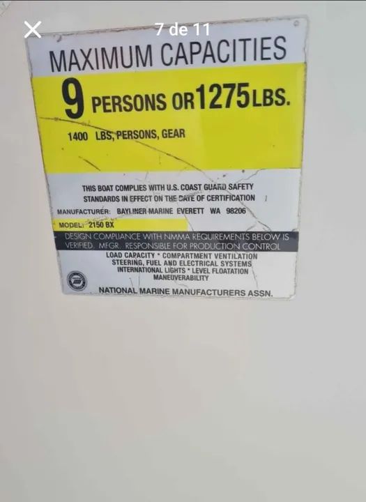 Lancha Bayliner - 9 lugares - Foto 10