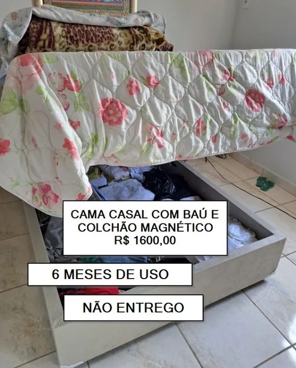 Motivo da venda: mudança. Camas de casal e outros