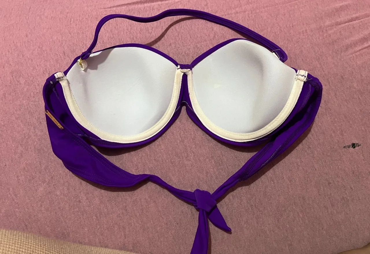 Biquíni Superior Roxo 40/42 - Foto 2