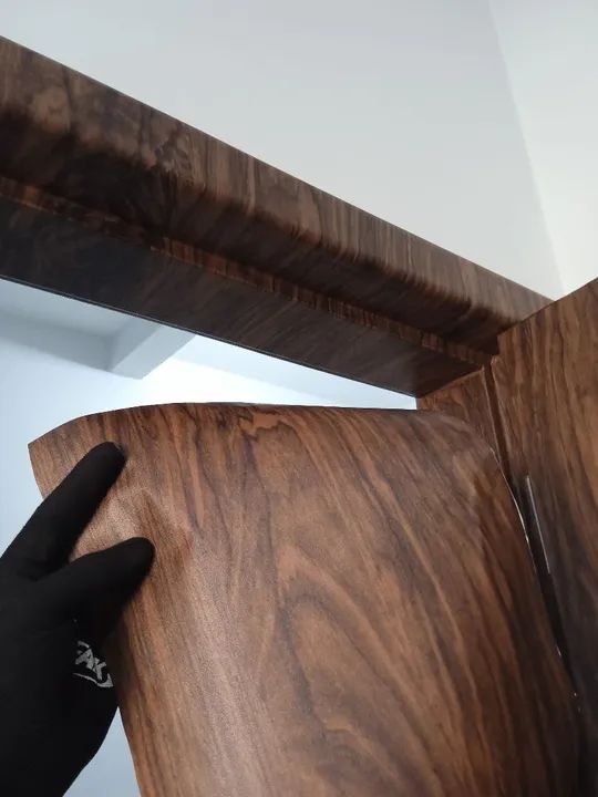 Envelopamento em portas  - Foto 4