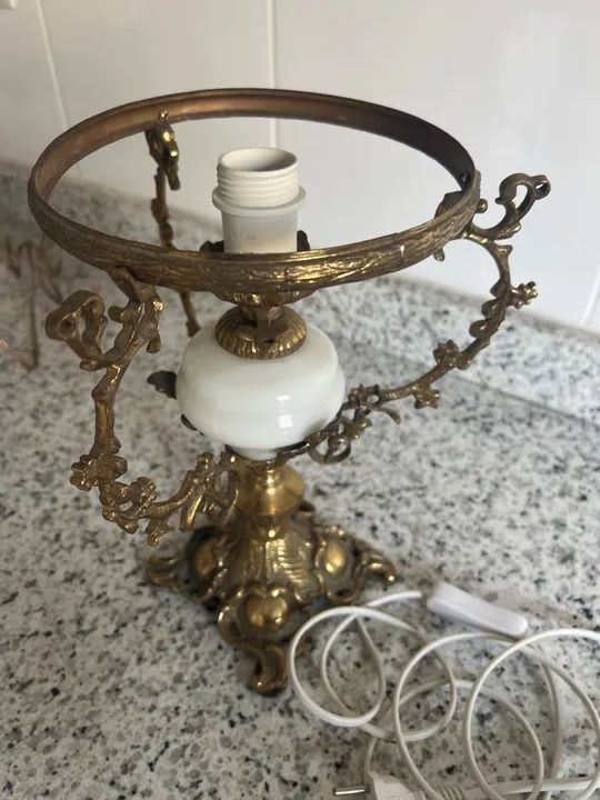 Abajur de bronze  - Foto 3