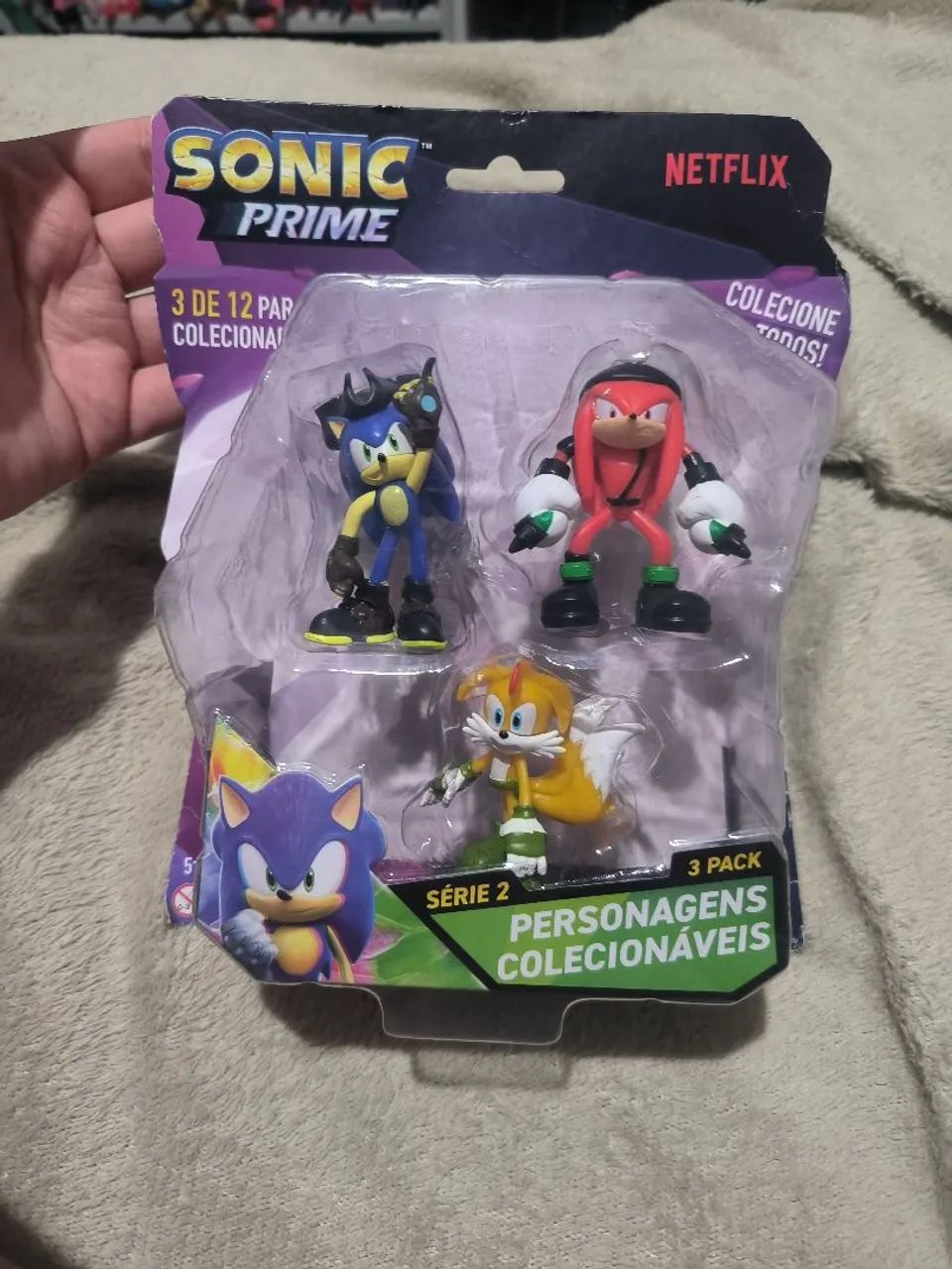 Bonecos Sonic Prime Netflix Candide