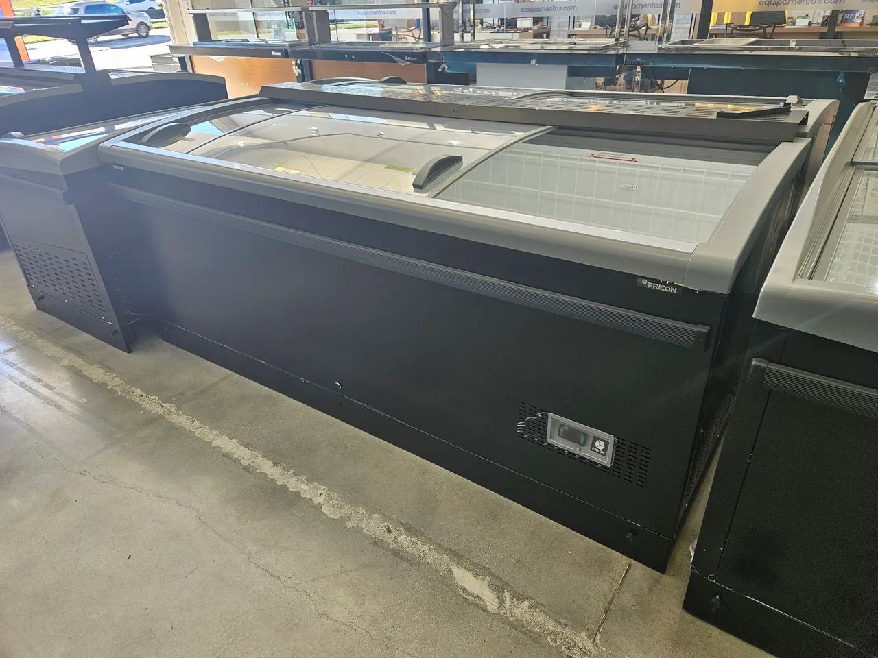 ilha modular para congelados com degelo automático 
