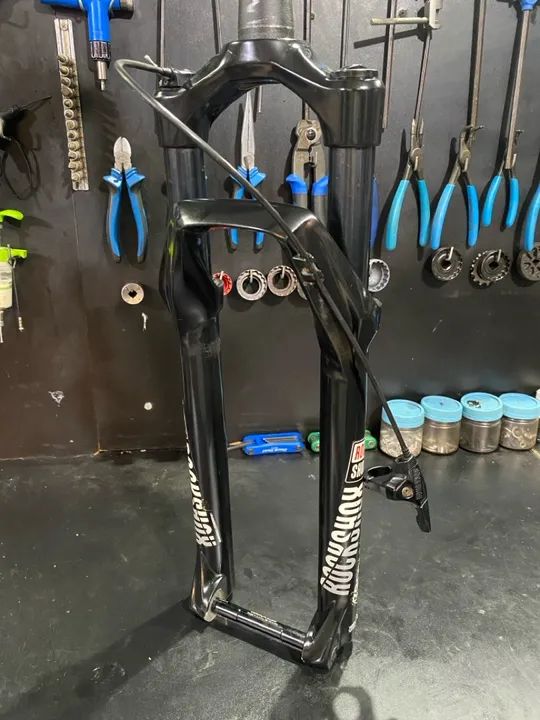 Suspensão RockShox Recon Boost 110mm - Foto 4