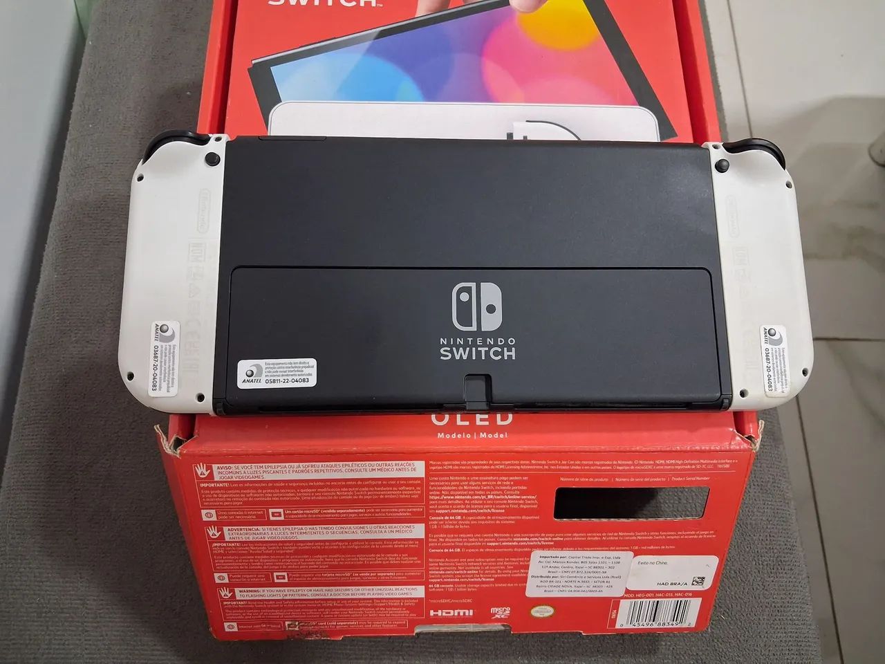 Nintendo Switch Oled Branco "Desbloqueado" - Foto 3