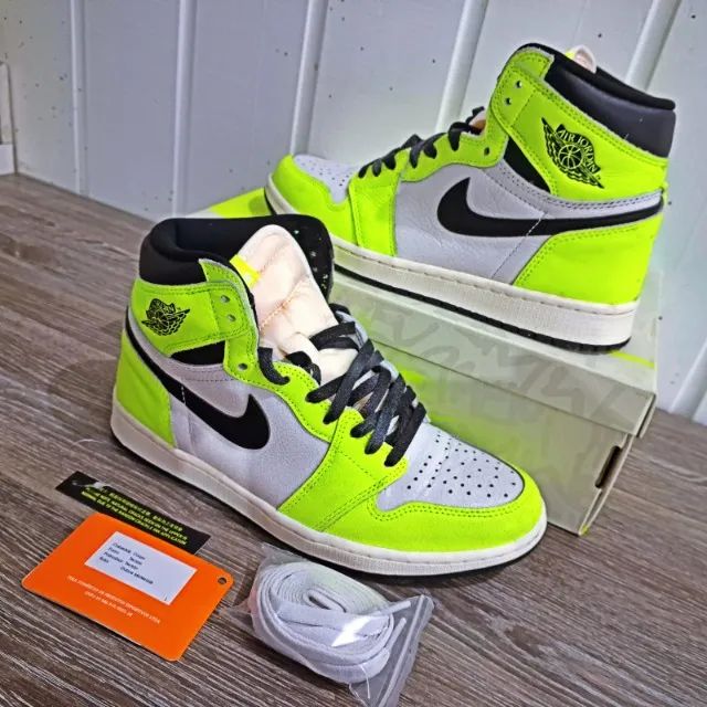 Tenis Nike Air Jordan 1 Visionaire Volt Dswt tam 40 Raro
