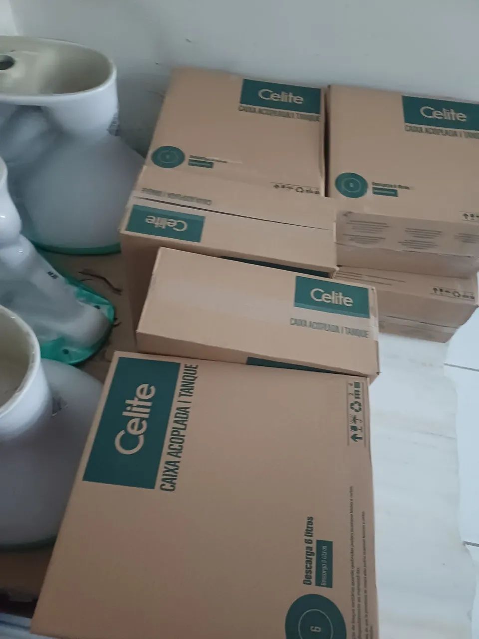 Caixa Acoplada  Celite branca 64341327604739123