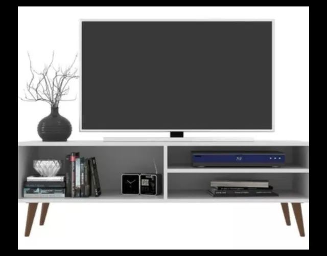 Rack Bancada para TV de ATÉ 55" Polegadas 1 Porta e 1 Prateleira  (ENTREGAS EM ATÉ 24h) - Foto 2