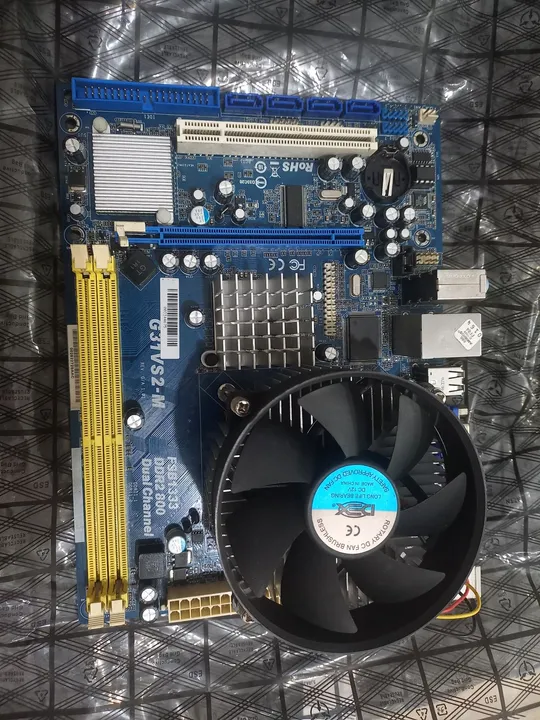 Placa-Mãe G31VS2-M + processador Pentium Dual Core + air cooler