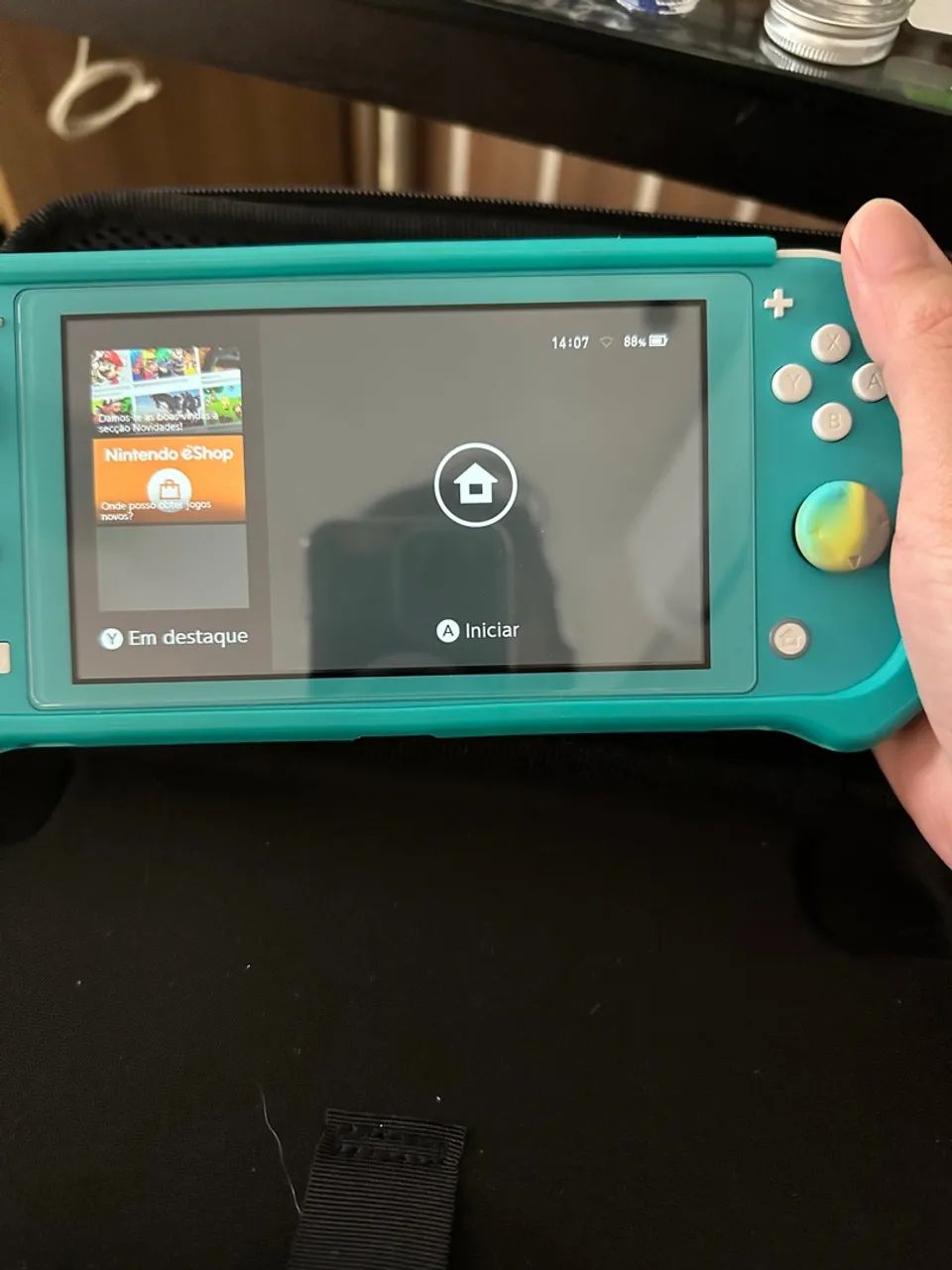Nintendo Switch Lite - Turquesa - Novo - Foto 5