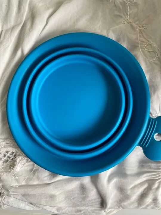 5 potes, tigelas, comedouro para pets + 2 óculos de brinde. - Foto 5