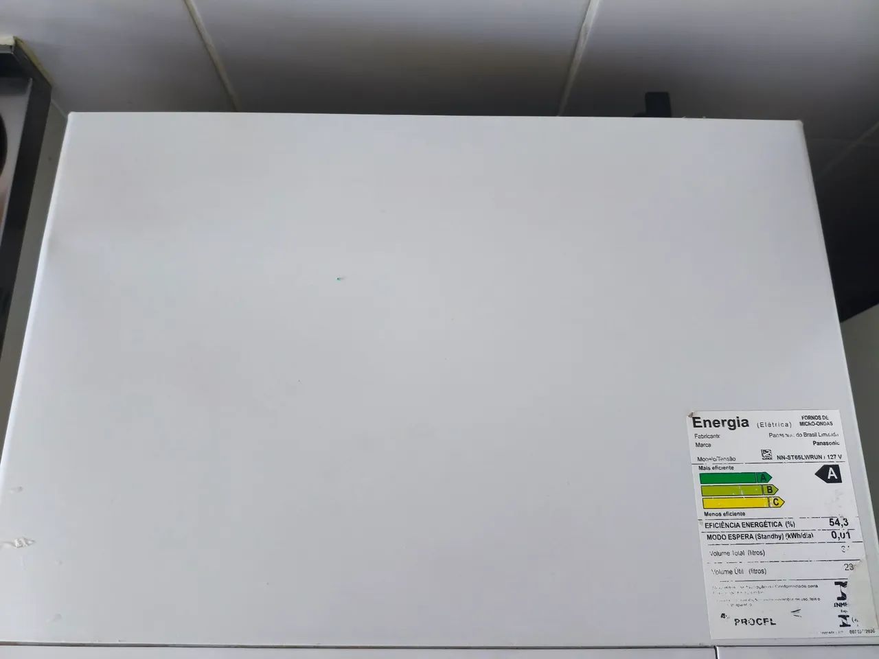 Microondas Panasonic Seminovo nnst65lwrun - Foto 2