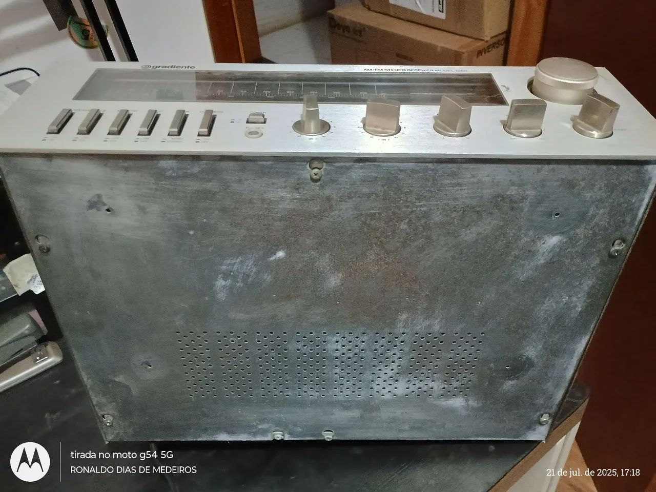 Receiver Gradiente 1260 ( sucata não funciona) - Foto 3