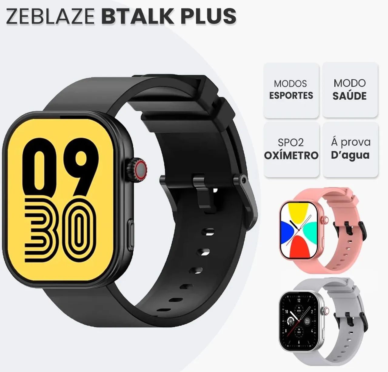 Smartwatch Zeblaze Btalk plus tela 2.03  - Foto 2