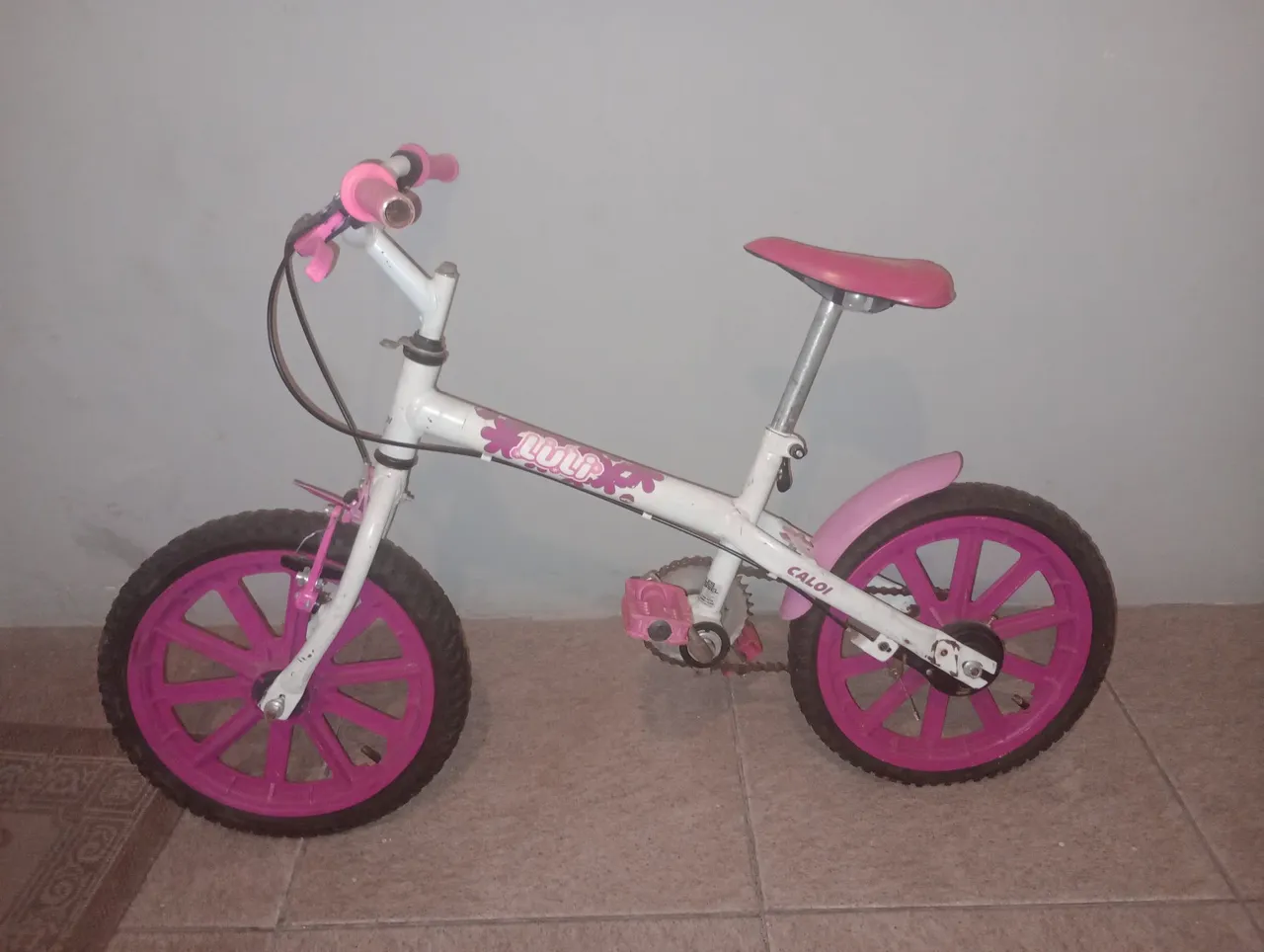Bicicleta Infantil Caloi Luluca