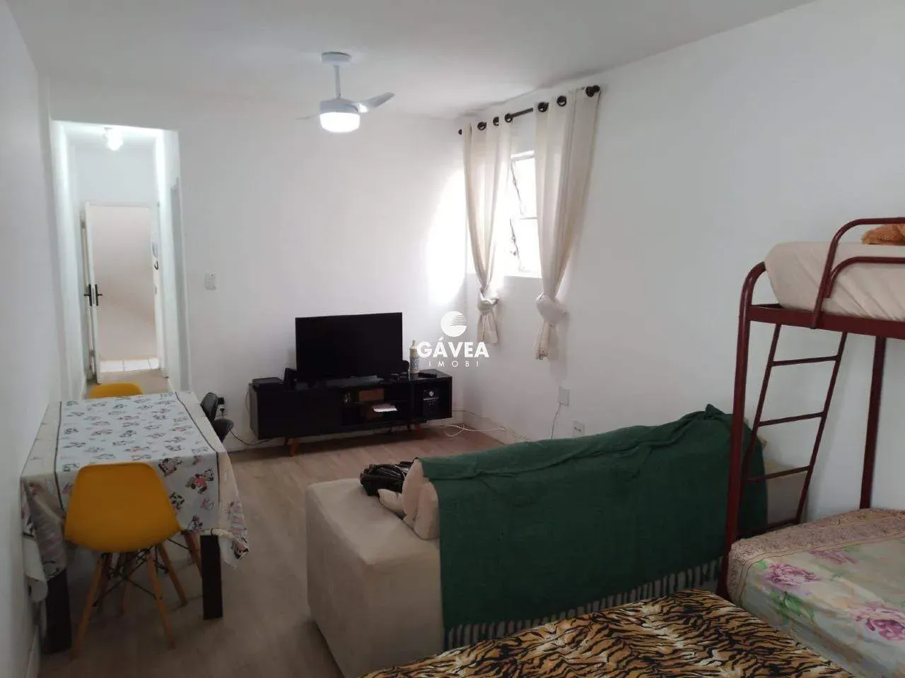 Sala Living à venda no Gonzaga em Santos.