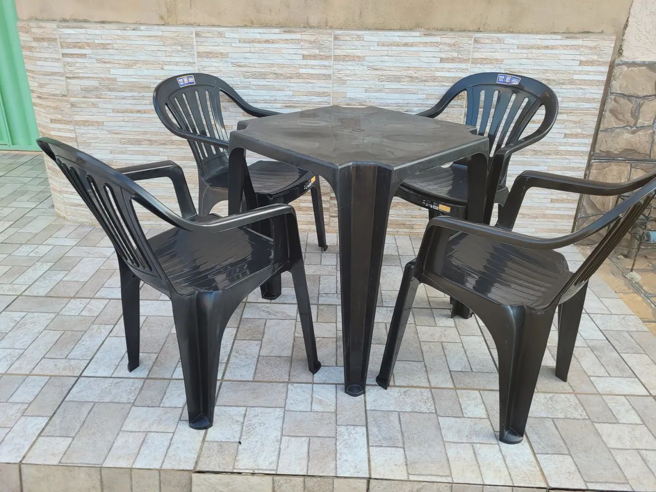 JOGO DE MESA PRETO - Foto 2