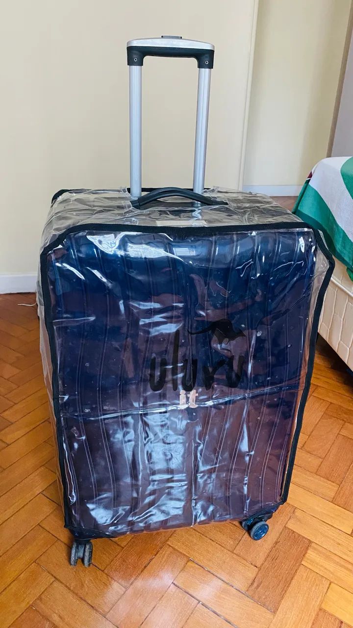 Duas Capas De Mala Protetora Grande Transparente - Uluru NOVAS