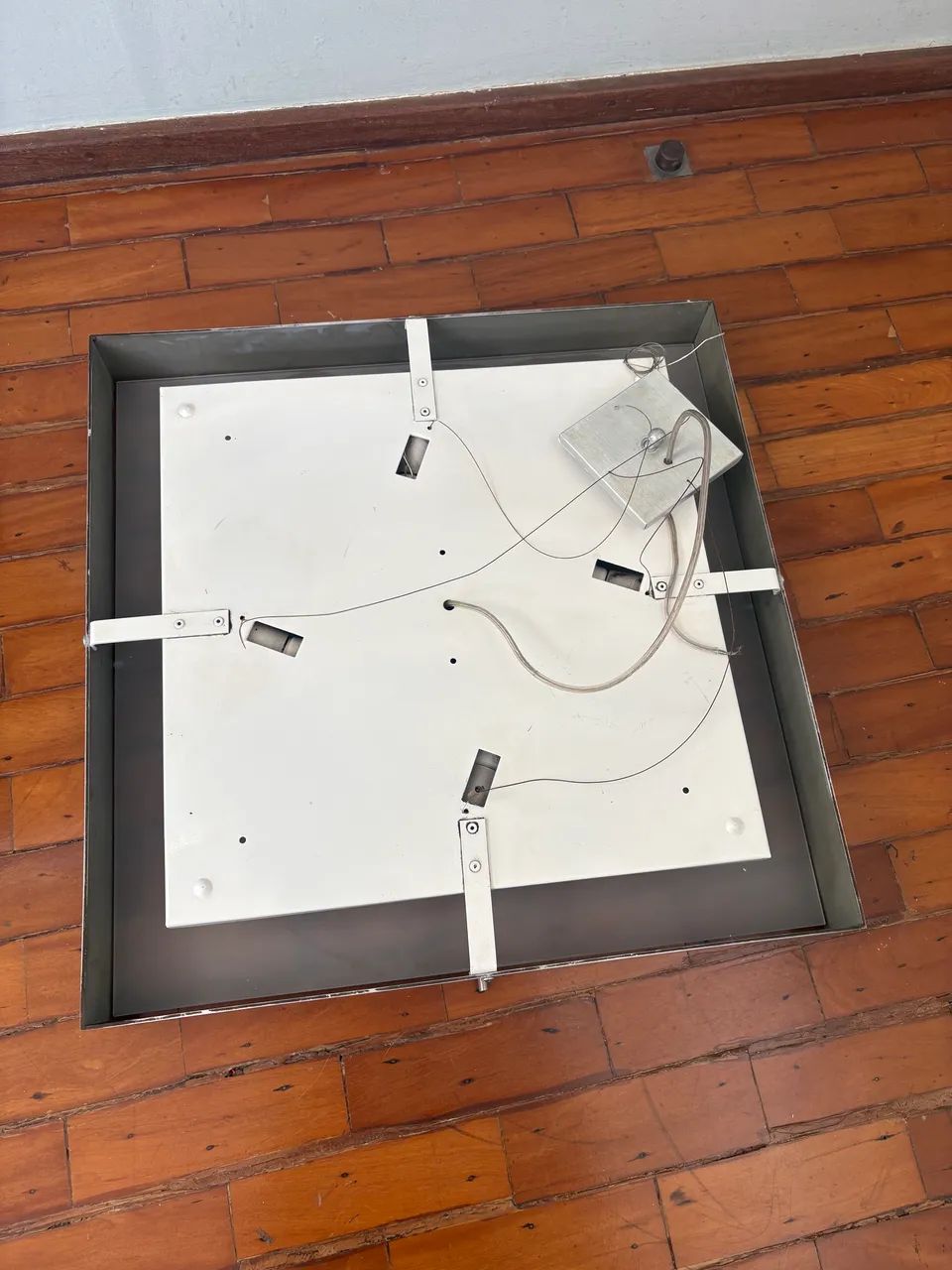 Luminária suspensa vidro alumínio gigante  - Foto 4