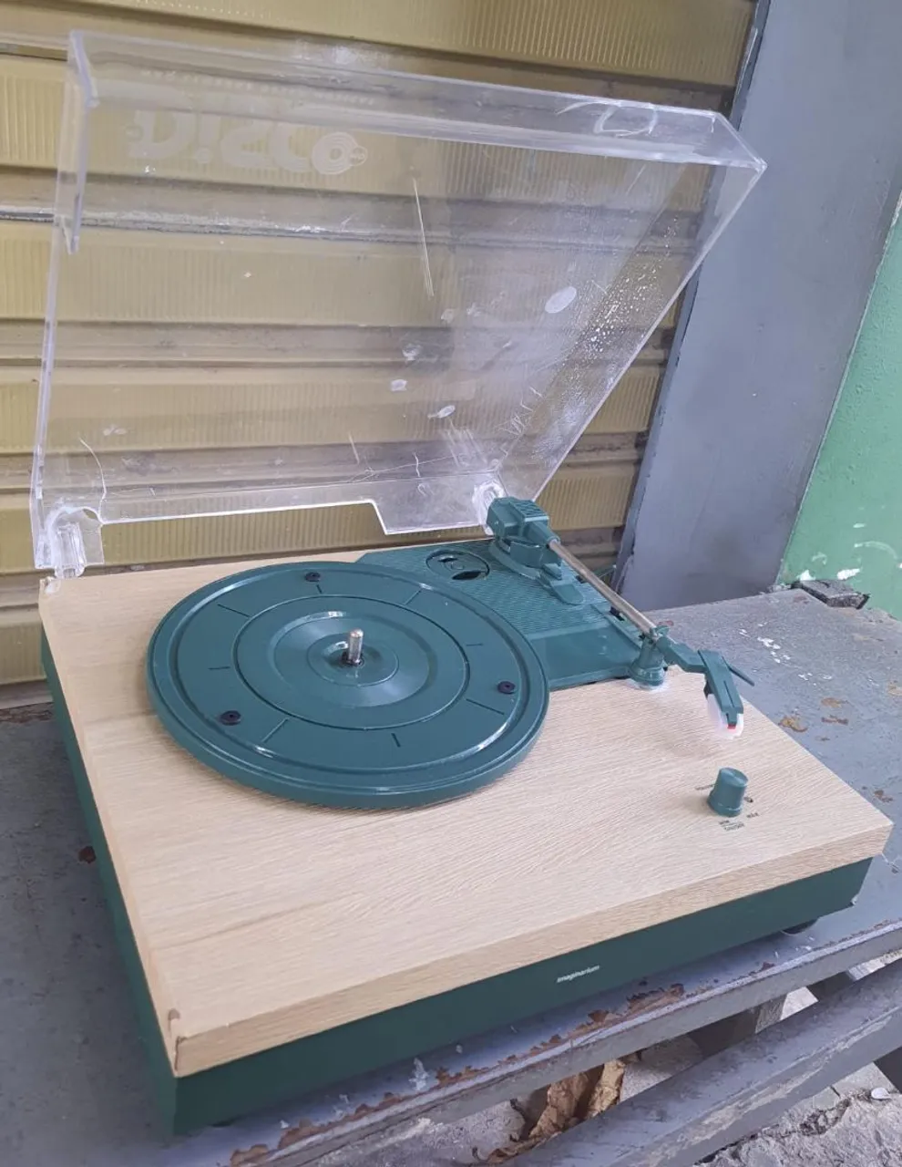 Toca discos Imaginarium, aceito cartão<br>