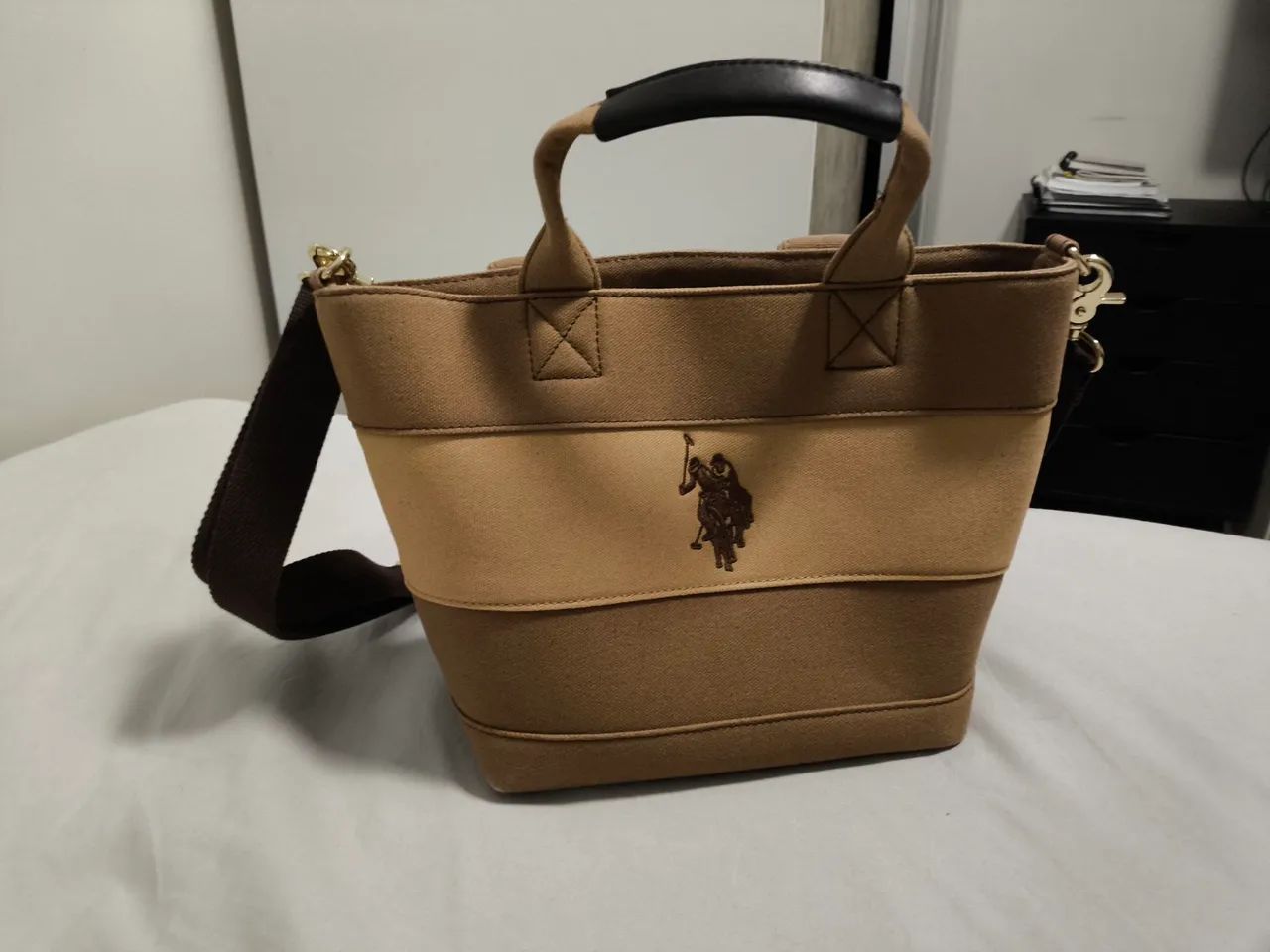 Bolsa Polo King Bege