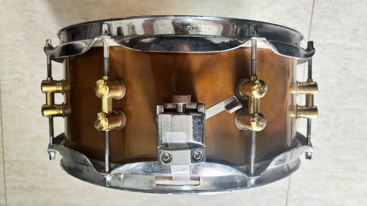 CAIXA DE BATERIA GOPE 14 Polegadas - 8 AFINAÇÕES COM PELE POROSA - Foto 4