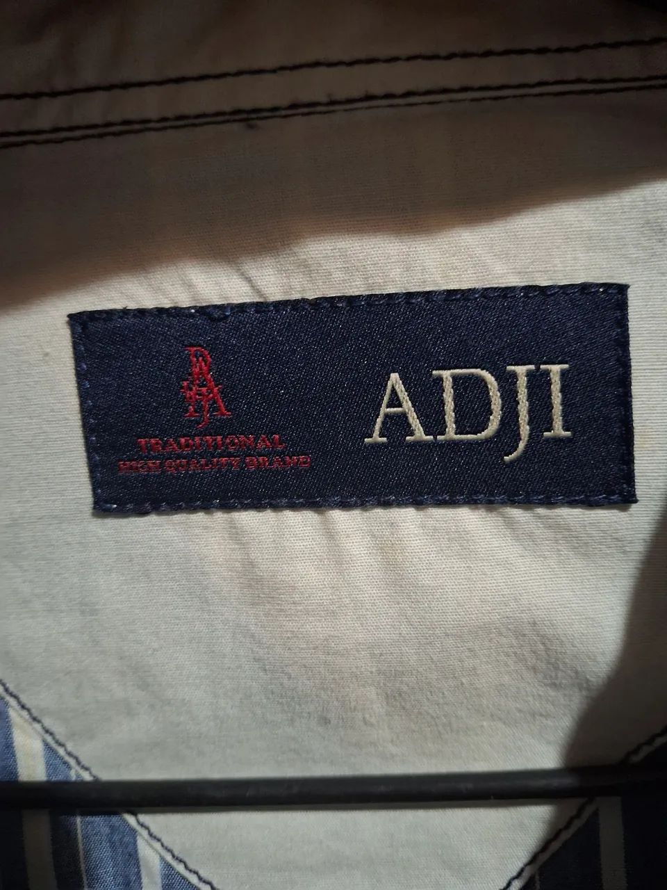 Camisa listrada azul masculina ADIL - Foto 5