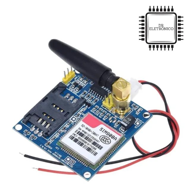 Módulo Gsm SIM900A com Antena