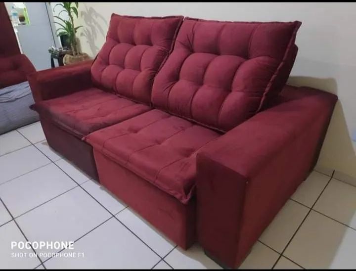 Sofá Retrátil e Reclinável 2 lugares - Foto 2