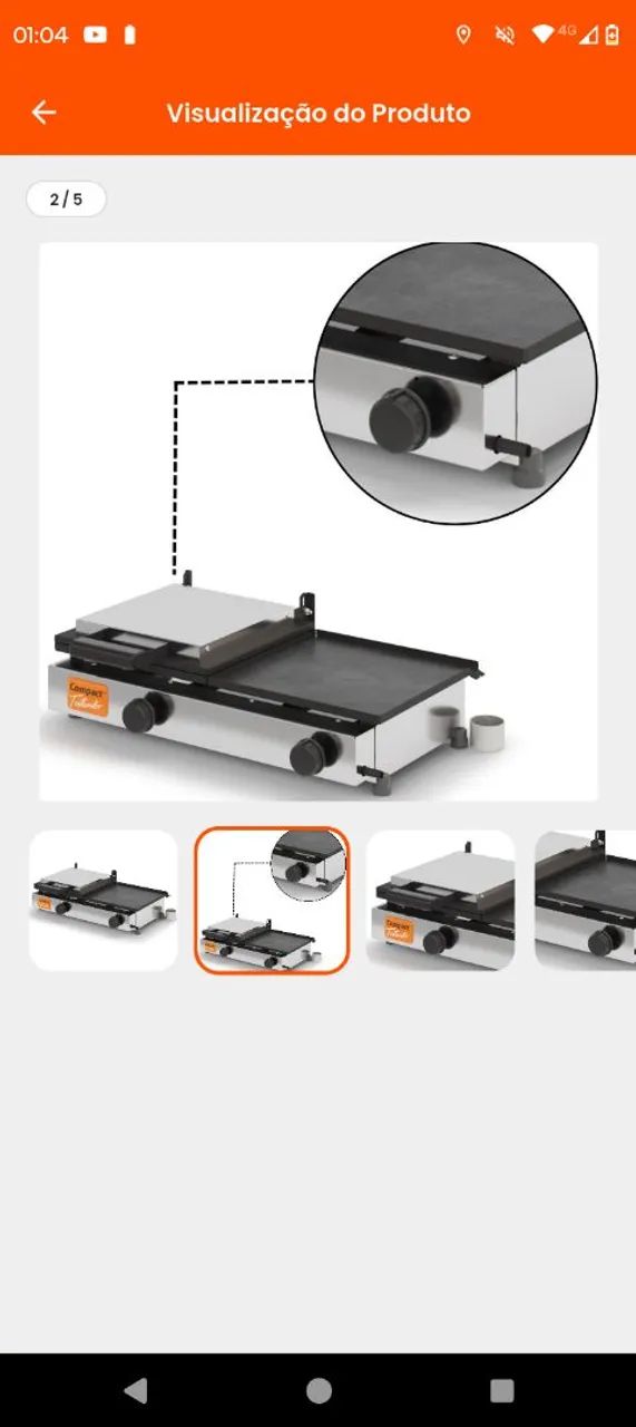 Chapa com prensa tostado  - Foto 6