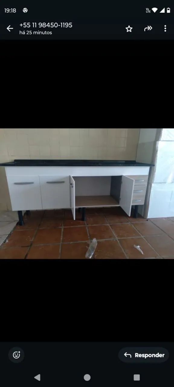 Gabinete E Pia 2 metros - Foto 4