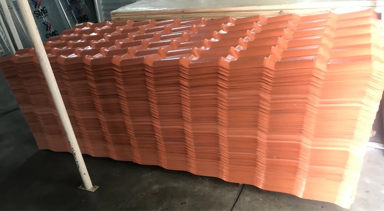 Telha PVC cerâmica 2,42x0,88 cm - Foto 4
