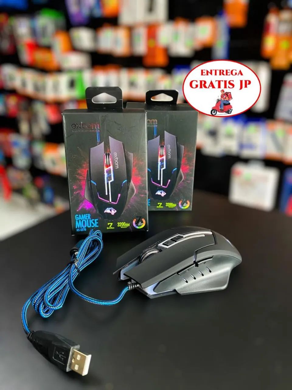 MOUSE GAMER EXBOM MS-G270 RGB