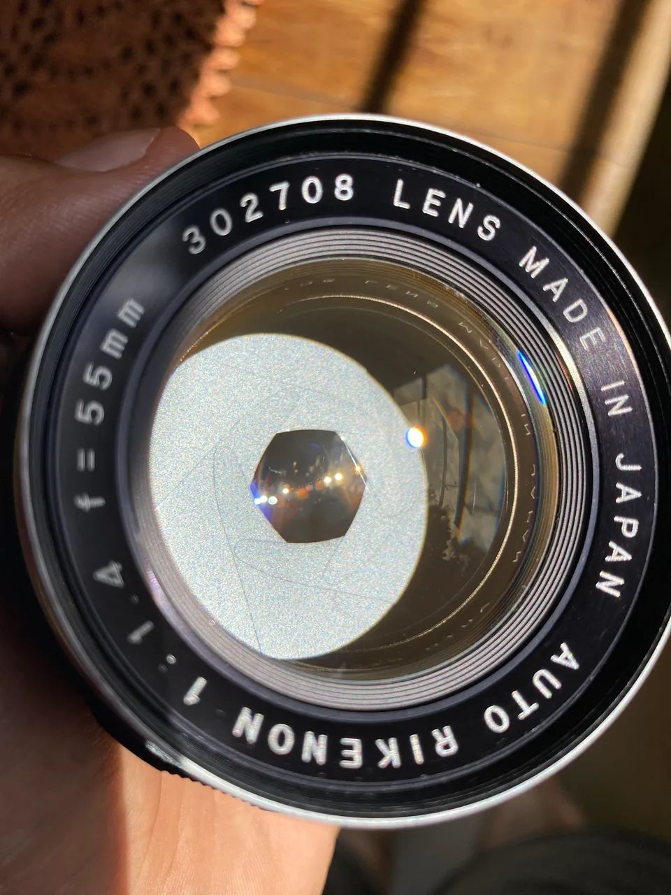 Lente Auto Rikenon 1.4 55mm / Adaptardor K&F M42-NEX - Foto 6