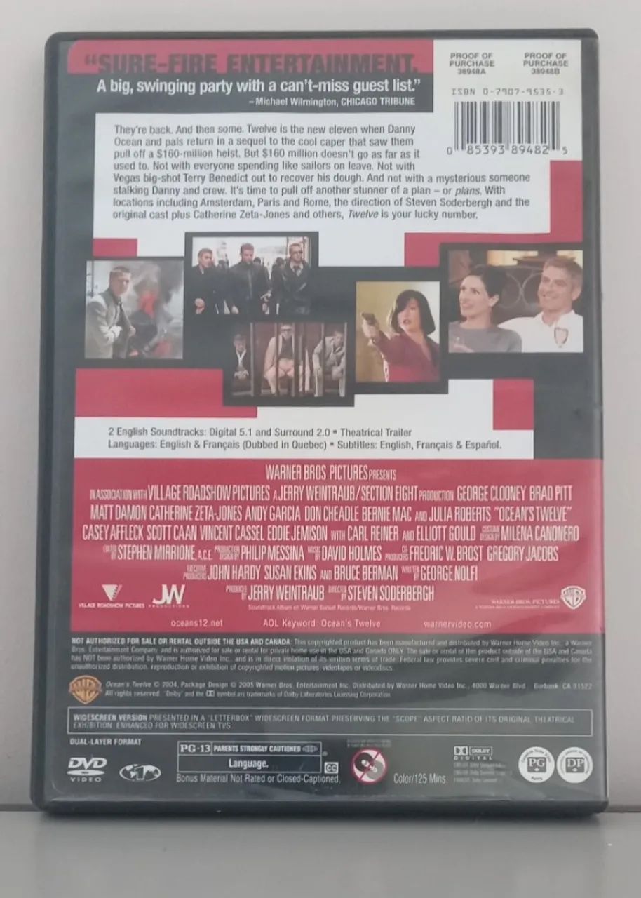 DVD Filme 12 Homens e Outro Segredo - Foto 2