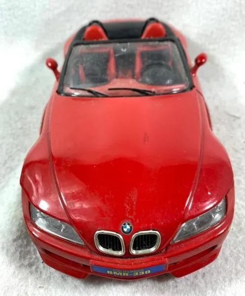 Miniatura Bmw M Roadster 1996 Bburago 1/18 Vermelho - Foto 2