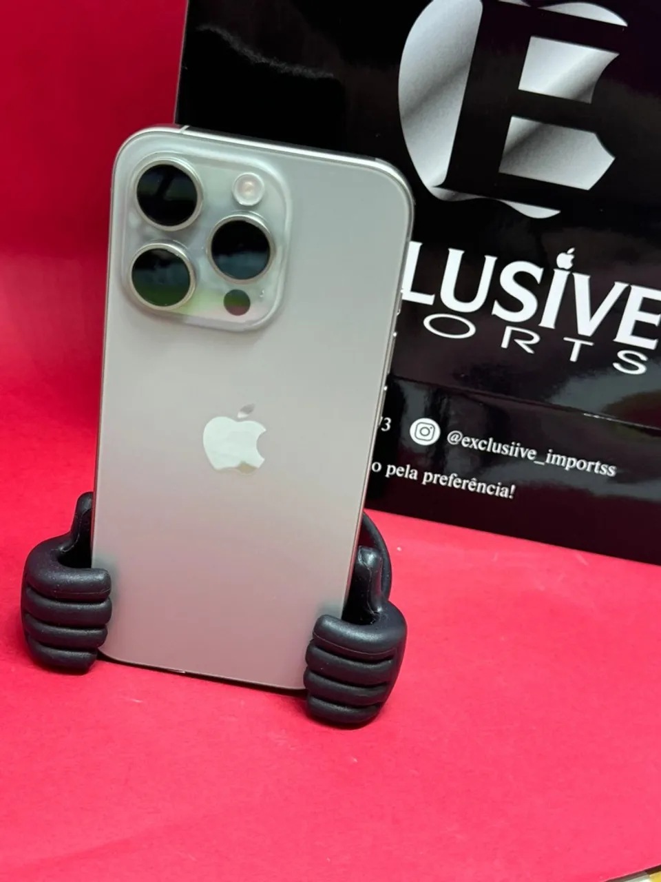 IPHONE 15 PRO // SEMI NOVO // 128g NATURAL // OFERTA