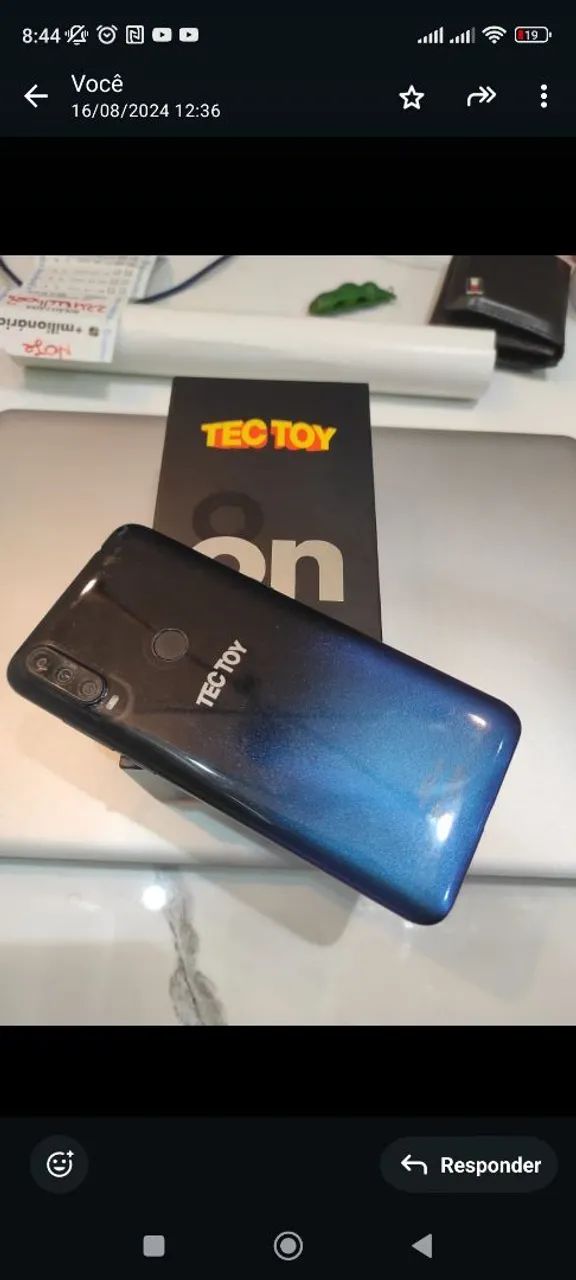 Vendo celular 128gb 4gb ram câmera tripla Analiso trocas - Foto 2