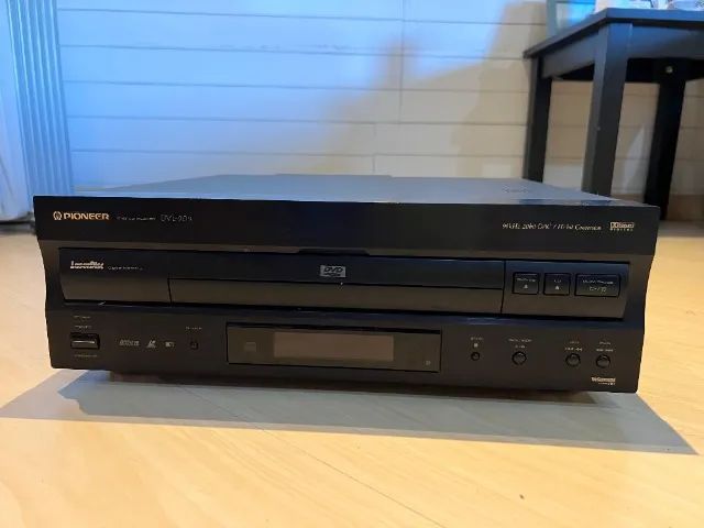 Leitor de LaserDisc Pioneer DVL-909 - Raro e funcionando!
