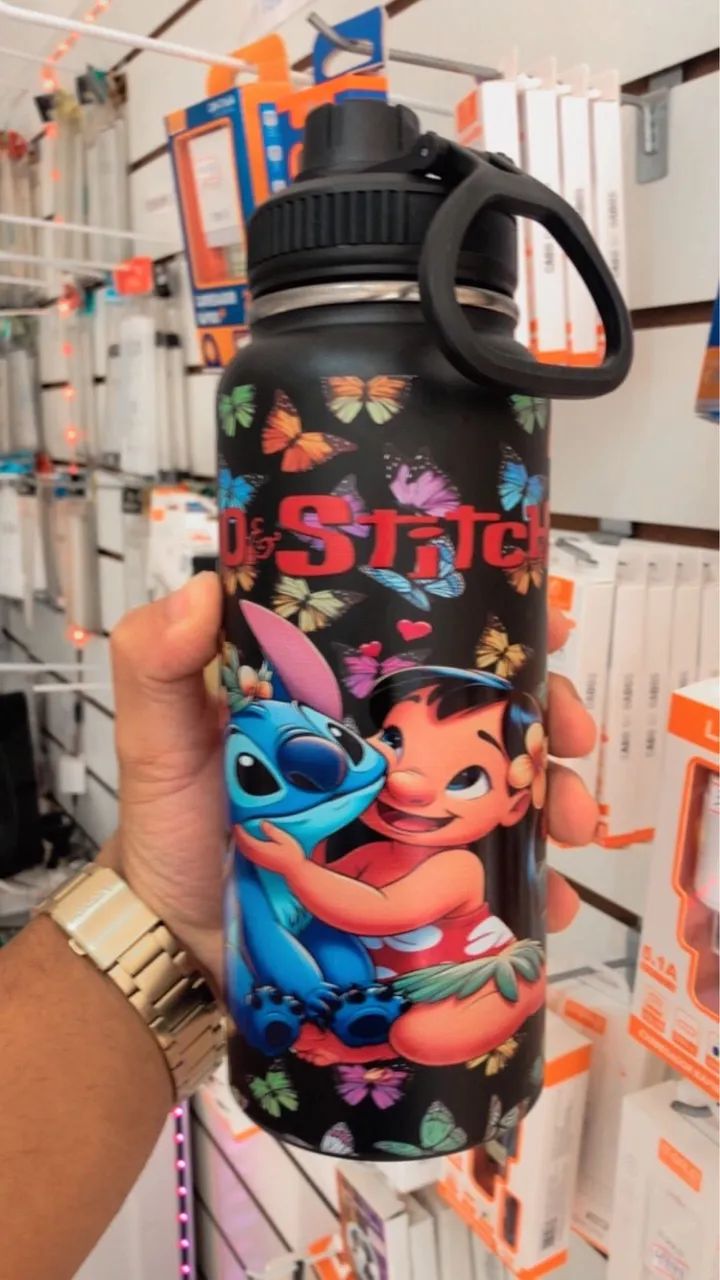 Garrafa Beer Pint 800ml Stitch Colors