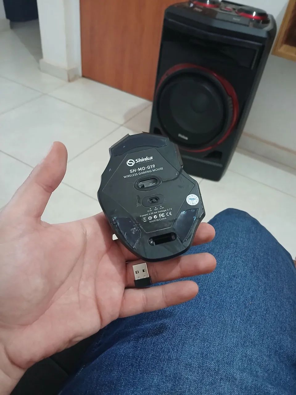 Mouse gamer sem fio 64286147810435121