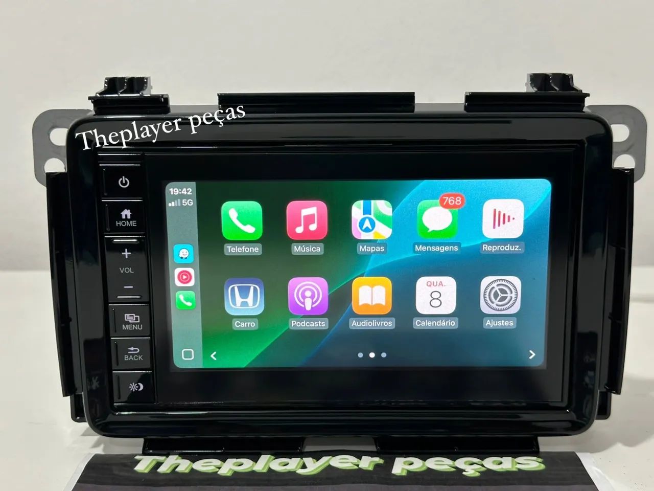 Multimídia Honda HRV original com Apple CarPlay e Android Auto